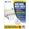 C-Line Products Laser Printer Name Badge Inserts, 8Sheet, 3 12 x 2 14, 56PK Set of 5 PK, 280PK 92423-BX - alternate 2